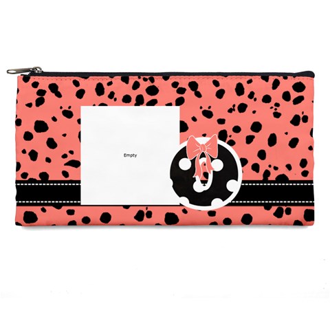 Animal Print Pencil Pouch By Lmrt Front