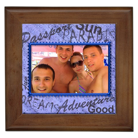 Paradise Framed Tile By Deborah Front