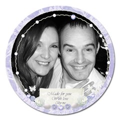 Made For You With Love Magnet Round