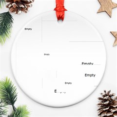 nice day - Round Ornament (Two Sides) nice day - Round Ornament (Two Sides)