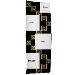 Black And Gold Body Pillow (2 Sided)