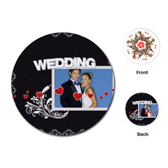 wedding - Playing Cards Single Design (Round) wedding - Playing Cards Single Design (Round)