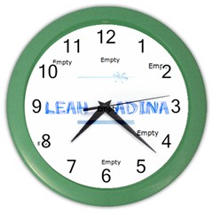 Leah Adina - Color Wall Clock
