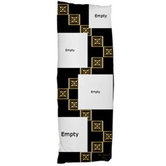 Black And Gold Body Pillow