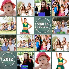Year in Review- 365 - Scrapbook Page - ScrapBook Page 12 x 12 Year in Review- 365 - Scrapbook Page - ScrapBook Page 12 x 12