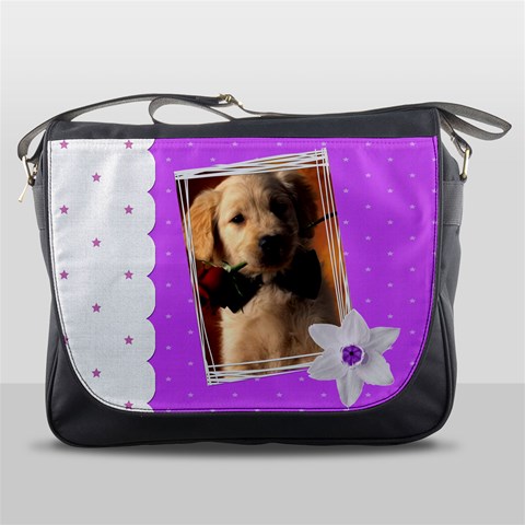 Lovely Bag With Flower By Carmensita Front