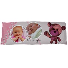 It s A Girl Pillow Pink (2 Sides)