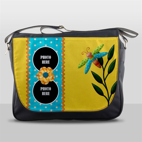 Buttercup Messenger Bag 1 By Lisa Minor Front