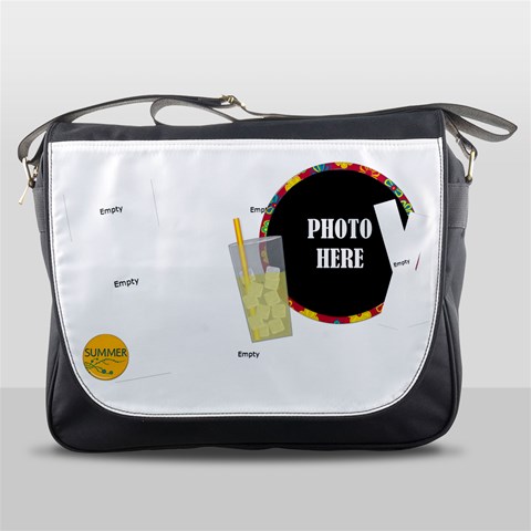 Summers Burst Messenger Bag 1 By Lisa Minor Front