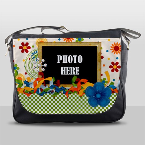 Celebrate May Messenger Bag 1 By Lisa Minor Front