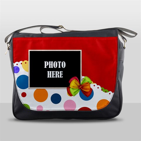 Carnival Messenger Bag 1 By Lisa Minor Front