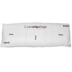 Dog Body Pillow Case (1 Side)