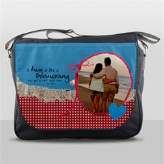 Hug Quote-Messenger Bag Hug Quote-Messenger Bag