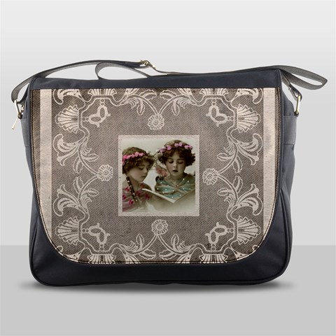 Sweet Angels Messenger Bag By Catvinnat Front