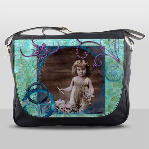 Steampunk Messenger Bag By Catvinnat Front