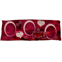 I Heart You Pink Body Pillow Case