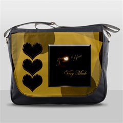 I Heart You Moon gold Messenger bag I Heart You Moon gold Messenger bag