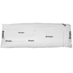 Neutral W Shadow Frame Body Pillow Case