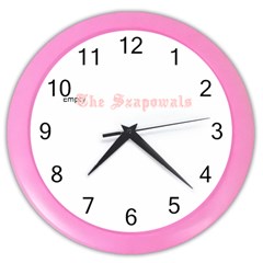 Purple Contemporary Clock