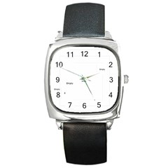 happy kids - Square Metal Watch happy kids - Square Metal Watch