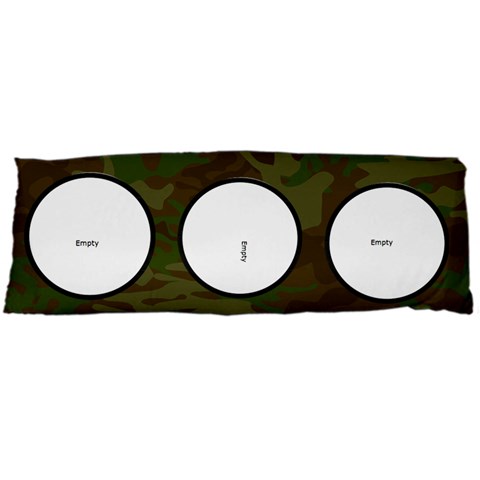 Camoflauge Body Pillow (two Sides) By Kim Blair Front