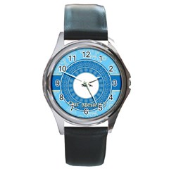 memory - Round Metal Watch