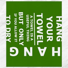 HANG YOUR TOWEL - Canvas 8  x 10 
