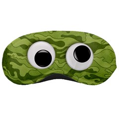 Camo, Camouflage- Goofy Eyes Sleeping Mask