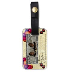 million dollars luggage tag - Luggage Tag (one side)