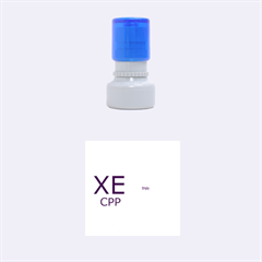 Chi Epsilon Stamp - Rubber Stamp Round (Small)