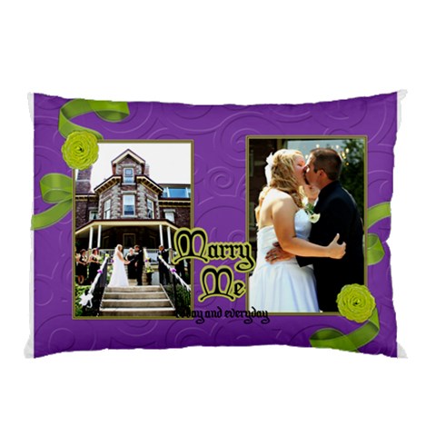 Wedding Pillow By Patricia W 26.62 x18.9  Pillow Case