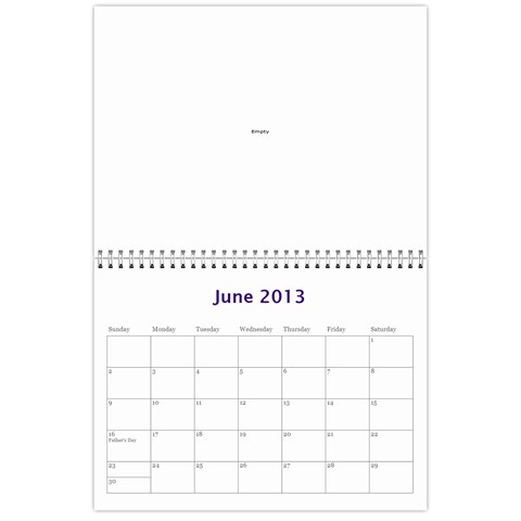 Touhou Calendar By George Jun 2013