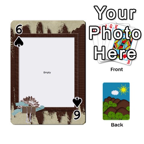 Family Cards By Cassie White Front - Spade6