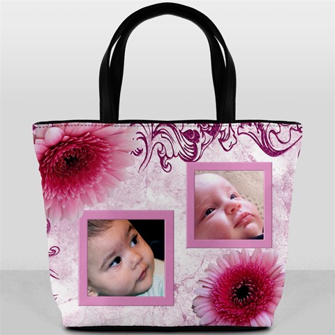 Mums Flowers Bucket Bag By Deborah Back