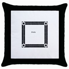 Black and White Throw Pillow Case (5 styles) - Throw Pillow Case (Black) Black and White Throw Pillow Case (5 styles) - Throw Pillow Case (Black)