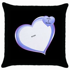 Pillow Amy - Throw Pillow Case (Black)