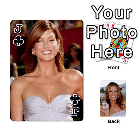 Jack Kate Playing Cards By Karen Front - ClubJ