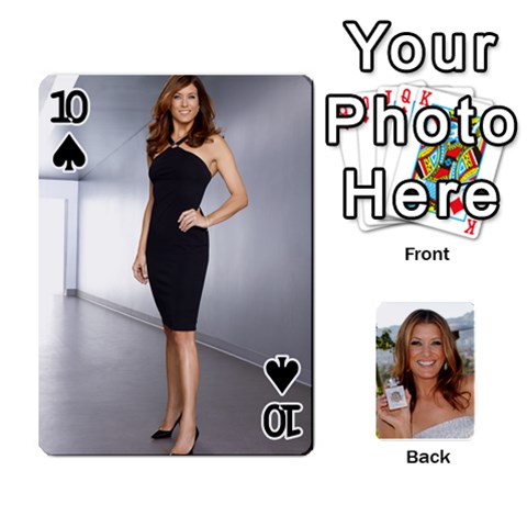 Kate Playing Cards By Karen Front - Spade10