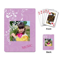 music - Playing Cards Single Design (Rectangle) music - Playing Cards Single Design (Rectangle)