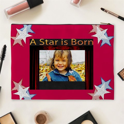 A Star Is Born Xl Cosmetic Bag By Kim Blair Back