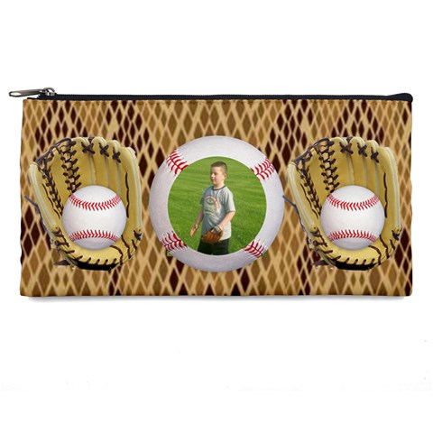 Baseball Pencil Case By Kim Blair Front