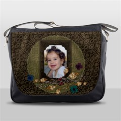 Floral, Hearts Messenger Bag Floral, Hearts Messenger Bag