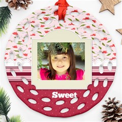 sweet - Ornament (Round Filigree)