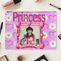 Pink Princess Cosmetic Bag XL 2 sides - Cosmetic Bag (XL)
