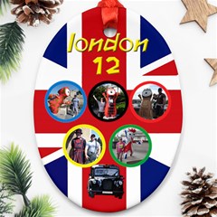 My London Oval Ornament (2 sided) 2 - Oval Ornament (Two Sides)