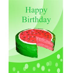 Watermelon Cake Birthday Card - Greeting Card 4.5 x 6 Watermelon Cake Birthday Card - Greeting Card 4.5 x 6