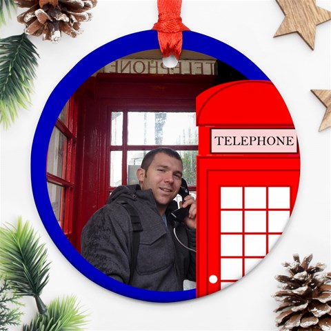 London Calling (2 Sided) Ornament By Deborah Front