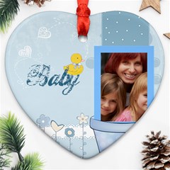 baby - Heart Ornament (Two Sides) baby - Heart Ornament (Two Sides)