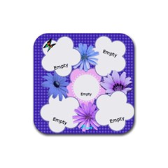 pearl coaster - Rubber Coaster (Square)