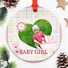 baby - Round Ornament (Two Sides) baby - Round Ornament (Two Sides)